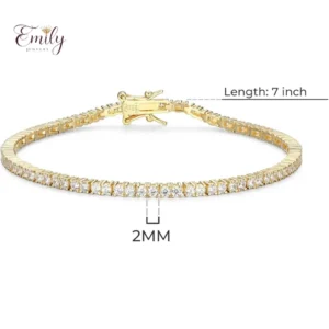 Amazon Essentials Sterling Zirconia Bracelet