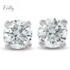 Brilliant Diamond Earrings Classic Setting