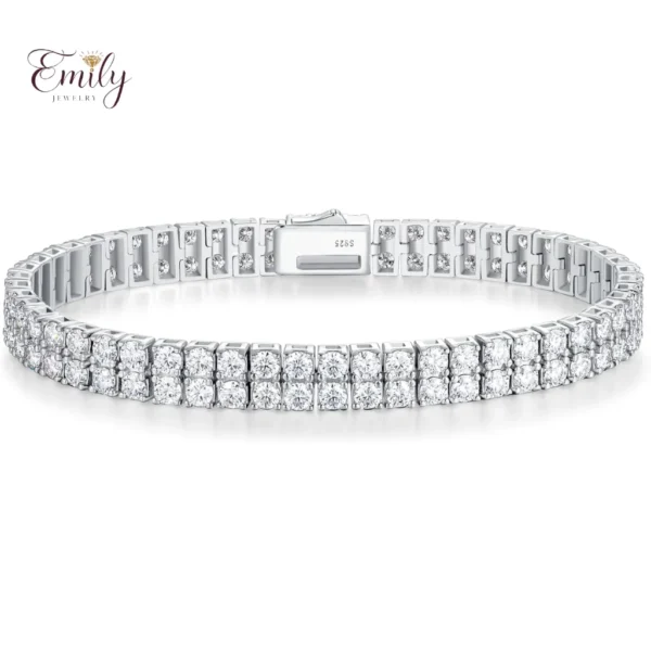 FANCIME Moissanite Bracelet Lab Grown Bracelets